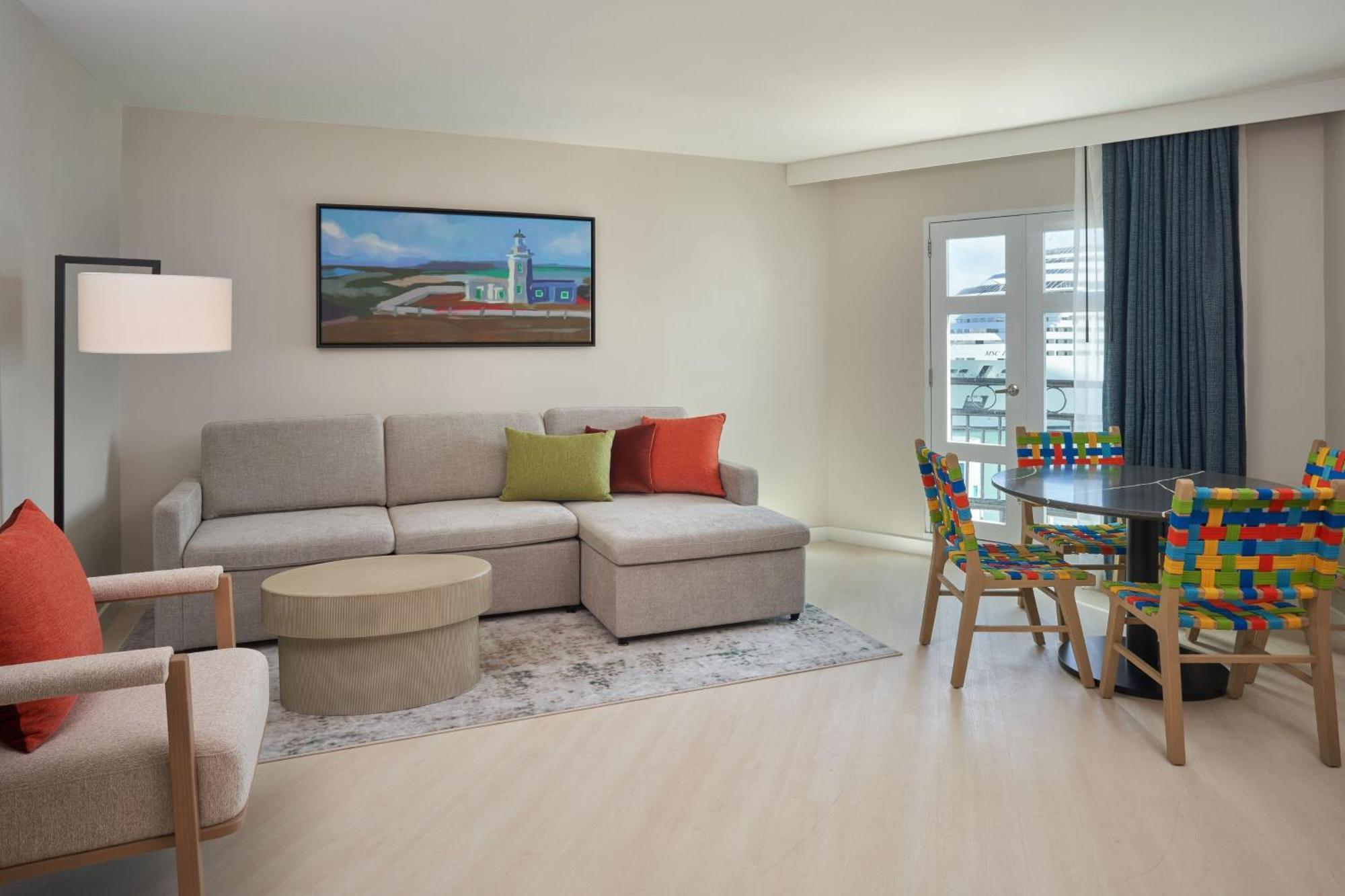 One-Bedroom King Suite Balcony Bay View
