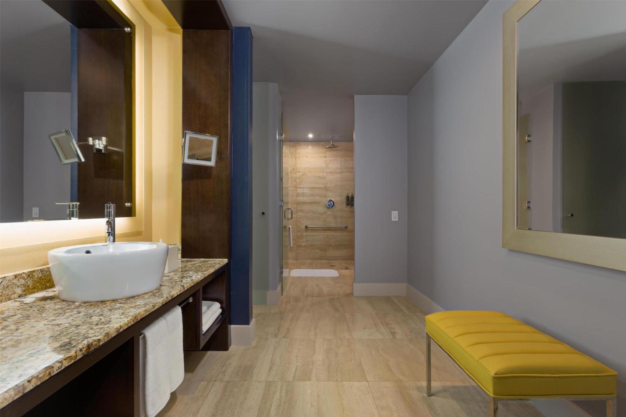 Double Room Two Double Beds Roll Shower Mobility Accessible