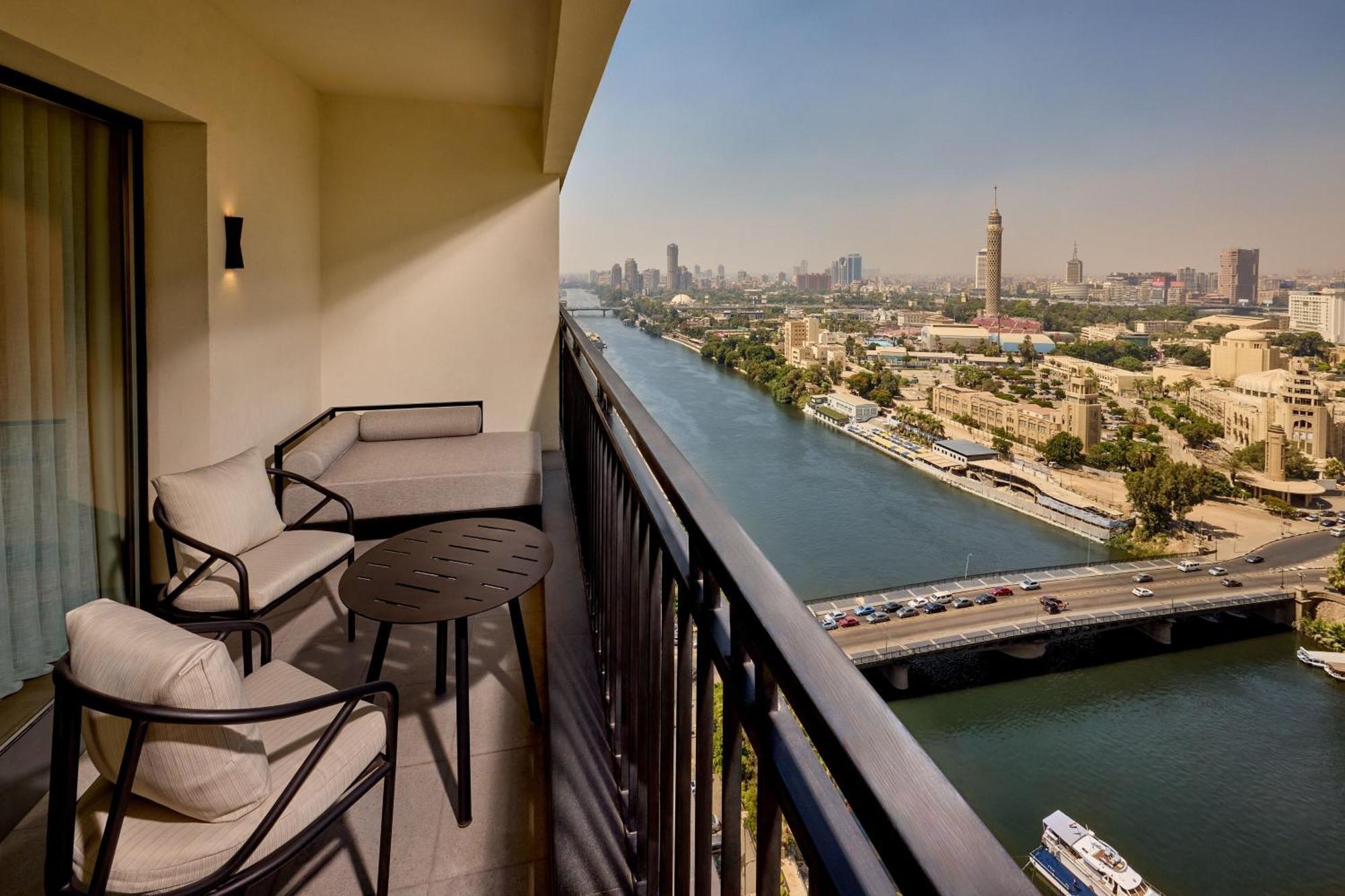 Panoramic Nile Suite Club lounge access 1 King Riverfront Balcony